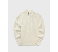Polo Ralph Lauren - Bekleidung Pull demi-zippé en coton torsadé - Weiß - Größe M