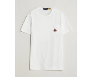Polo Ralph Lauren Backprint Pocket Tee Newport Bear/White Weiß L