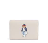 POLO RALPH LAUREN Bear Kreditkartenetui Leder 10 cm weiss