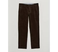 Polo Ralph Lauren Straight Fit Cordhose aus Baumwoll-Mix in Dunkelbraun Melange, Größe 31/32