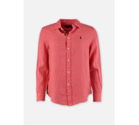 Polo Ralph Lauren Hemdbluse aus reinem Leinen in Rot, Größe XL