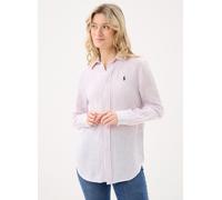 Polo Ralph Lauren - Bekleidung Chemise rayée classique en lin - Rosa - Größe S