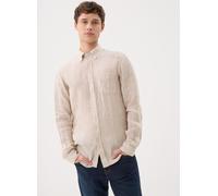 Polo Ralph Lauren Regular Fit Freizeithemd aus reinem Leinen in Beige, Größe S