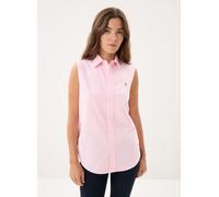 Polo Ralph Lauren Relaxed Fit Hemdbluse aus reiner Baumwolle in Pink, Größe L