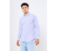 Gestreiftes Custom-Fit Oxfordhemd M Blue