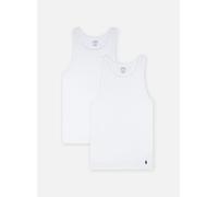 2er-Pack klassische Unterhemden M White