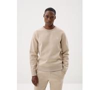 Polo Ralph Lauren Sweatshirt mit Label-Stitching in Sand Melange, Größe S