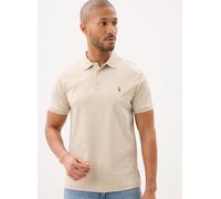 Polo Ralph Lauren - Bekleidung Polo ajusté en coton doux 710704319 - Beige - Größe M