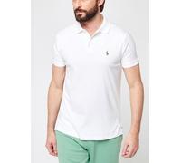 Polo Ralph Lauren - Bekleidung Polo ajusté en coton doux 710713130 - weiß - Größe L