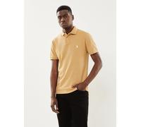 Polo Ralph Lauren - Bekleidung Polo cintré en coton piqué 710536856 - Beige - Größe L