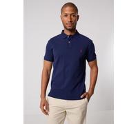 Polo Ralph Lauren - Bekleidung Polo cintré en coton piqué 710795080 - Blau - Größe M