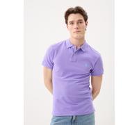Polo Ralph Lauren - Bekleidung Polo cintré en coton piqué 710795080 - Violett - Größe XL