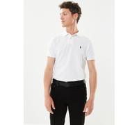Polo Ralph Lauren - Bekleidung Polo coupe ajustée en piqué 710666998 - Weiß - Größe S