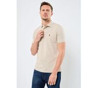Polo Ralph Lauren - Bekleidung Polo coupe ajustée en piqué 710680784 - beige - Größe XL