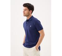 Polo Ralph Lauren Poloshirt Custom Slim Fit Navy Blau Größe L