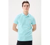 Polo Ralph Lauren - Bekleidung Polo coupe ajustée en piqué 710680784 - blau - Größe S