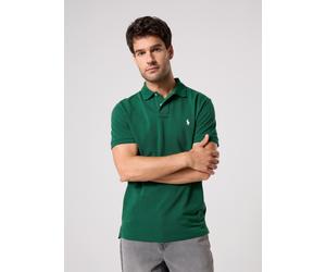 Polo Ralph Lauren - Bekleidung Polo Coupe Ajustée En Piqué 710680784 - Grün - Größe L