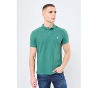 Polo Ralph Lauren - Bekleidung Polo coupe ajustée en piqué 710680784 - grün - Größe XL
