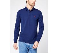 Polo Ralph Lauren - Bekleidung Polo coupe ajustée en piqué 710680790 - blau - Größe M