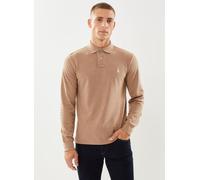 Polo Ralph Lauren Herren Poloshirt Custom Slim Fit Langarm, beige, Gr. XXL