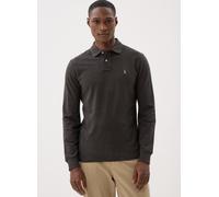 Polo Ralph Lauren - Bekleidung Polo coupe ajustée en piqué 710680790 - grau - Größe L