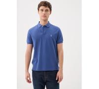 Polo Ralph Lauren - Bekleidung Polo coupe ajustée en piqué 710782592 - blau - Größe M