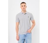 Polo Ralph Lauren - Bekleidung Polo coupe ajustée en piqué 710782592 - grau - Größe M