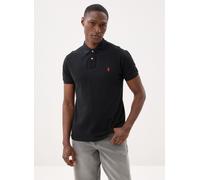 Polo Ralph Lauren - Bekleidung Polo coupe ajustée en piqué 710782592 - schwarz - Größe XL