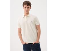 Polo Ralph Lauren - Bekleidung Polo coupe ajustée en piqué 710782592 - Weiß - Größe S