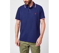 Polo Ralph Lauren - Bekleidung Polo coupe ajustée en piqué 710842621 - blau - Größe L