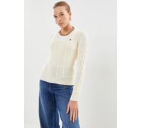 Polo Ralph Lauren - Bekleidung Pull col en V torsadé en coton - weiß - Größe XS