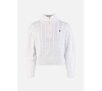 Polo Ralph Lauren - Bekleidung Pull demi-zippé en coton torsadé 211963467 - weiß - Größe S