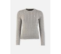 Polo Ralph Lauren - Bekleidung Pull torsadé à col rond en coton 211971795 - grau - Größe XS