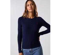 Polo Ralph Lauren - Bekleidung Pull torsadé à col rond en coton 211971869 - blau - Größe L