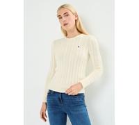 Polo Ralph Lauren - Bekleidung Pull torsadé à col rond en coton - weiß - Größe XXL