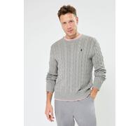 Polo Ralph Lauren Cotton Cable Pullover Fawn Grey Heather Grau XL