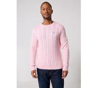 Polo Ralph Lauren - Bekleidung Pull torsadé en coton - Rosa - Größe M