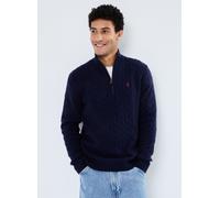 Polo Ralph Lauren - Bekleidung Pull Torsadé En Laine Et Cachemire 71087 - Blau - Größe XL