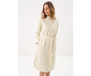 Polo Ralph Lauren - Bekleidung Robe-chemise ceinturée en coton Oxford - gelb - Größe 34