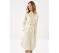 Polo Ralph Lauren - Bekleidung Robe-chemise ceinturée en coton Oxford - gelb - Größe 40