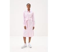 Polo Ralph Lauren - Bekleidung Robe-chemise ceinturée en coton Oxford - rosa - Größe 36
