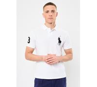 Custom-Slim-Fit Polo aus Piqué L White