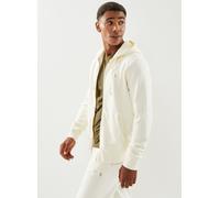 Sweatjacke mit Logo-Stitching S men Sand