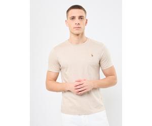 Polo Ralph Lauren - Bekleidung T-Shirt Coupe Ajustée En Coton Doux 7107 - Beige - Größe XL