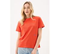 Polo Ralph Lauren - Bekleidung T-shirt logo à col rond en jersey - Orange - Größe S