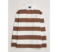 Polo Ralph Lauren Regular Fit Rugbyshirt aus reiner Baumwolle in Mittelbraun, Größe S