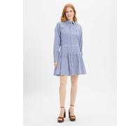 Polo Ralph Lauren Damen Blusenkleid aus Baumwolle, bleu, Gr. 34