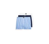Polo Ralph Lauren 3-Pack Woven Boxer White/Blue/Navy XXL
