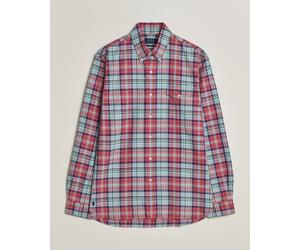 Polo Ralph Lauren Classic Fit Checked Oxford Sport Shirt Red Dusty Blu Mehrfarbig S