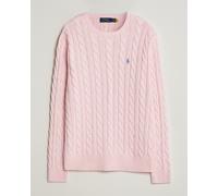 Polo Ralph Lauren Cotton Cable Pullover Ballet Pink Heather Rosa M